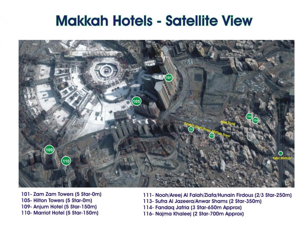 karte kubri Makkah