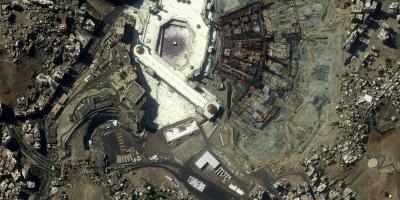Karte Makkah karti, satelīta